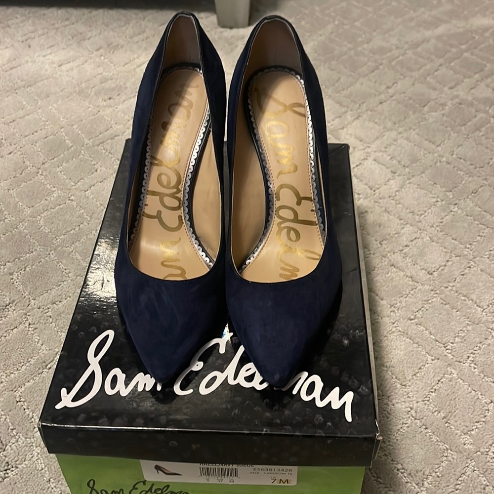Sam Edelman pumps worn 4 inch heels